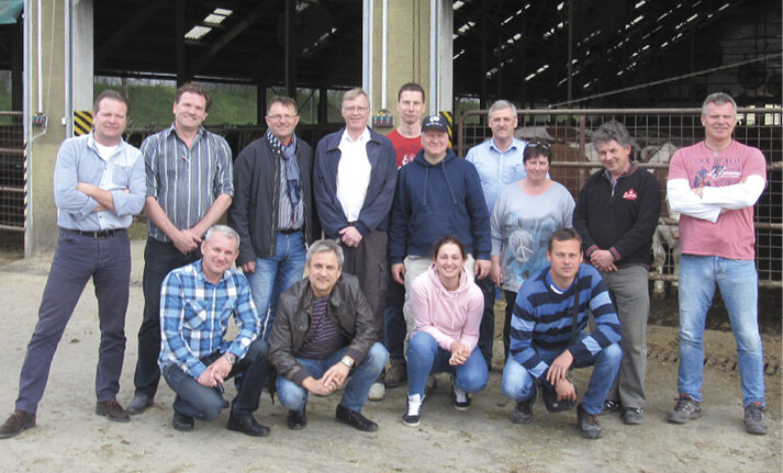 Na farmě Velký Lom se slovenskými kolegy (2016)